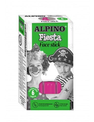 Alpino Face Stick. Caja de 6 unidades Rosa