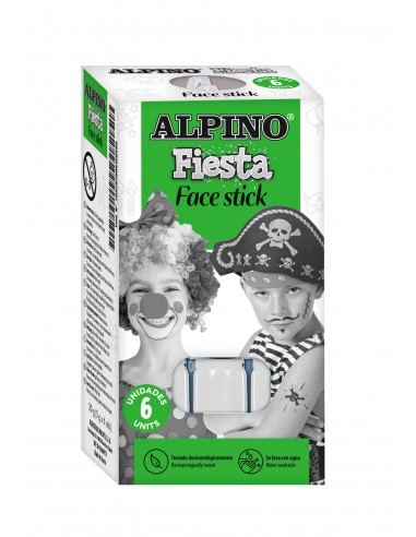 Alpino Face Stick. Caja de 6 unidades Blanco