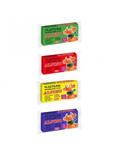 Plastilina Alpino Blíster 4 unidades...