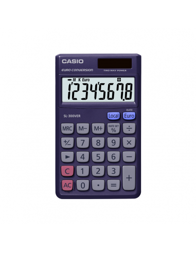 Calculadora de bolsillo CASIO SL-300VER