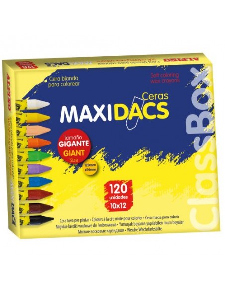 Estuche de 120 ceras MaxiDacs