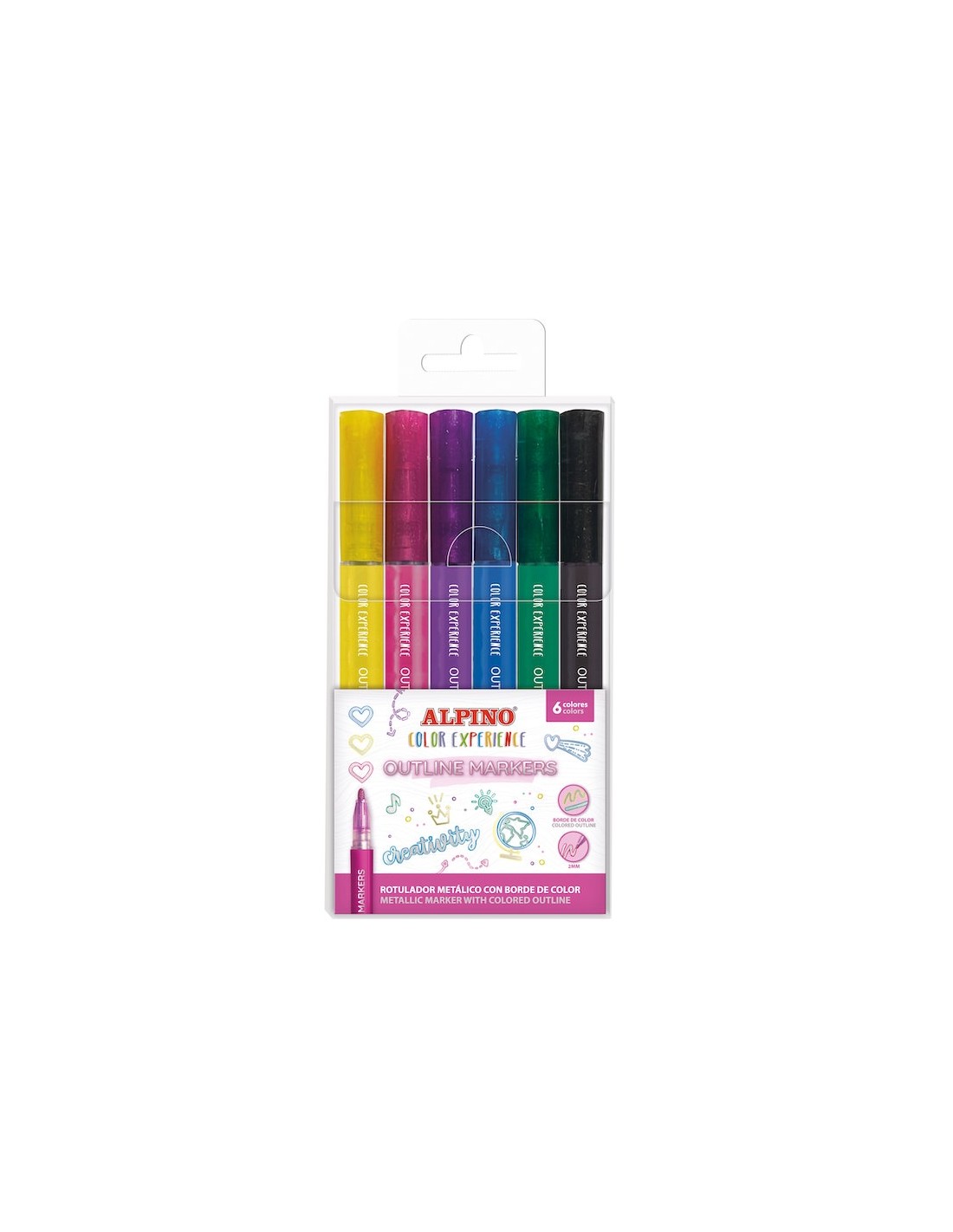 Set Bullet Journal Alpino con rotuladores de colores