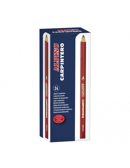 Blíster de 24 lápices Alpino carpintero