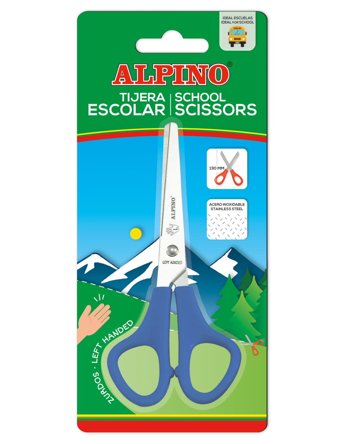 Alpino PT0013 - Expositor 25 tijeras escolares