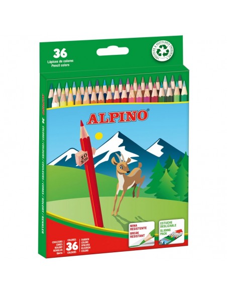 Estuche 36 lápices Alpino