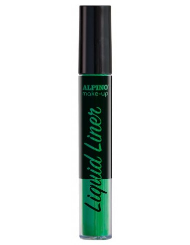 Maquillaje líquido verde