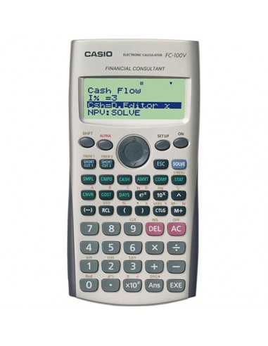 Calculadora financiera CASIO FC-100-V