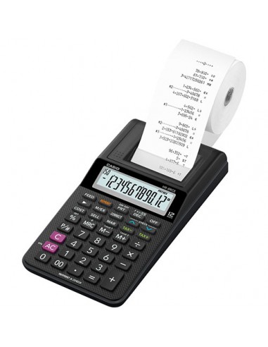 Calculadora de papel CASIO HR-8RCE