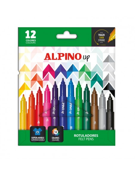 Rotuladores ALPINO UP 12 unidades