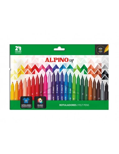 Rotuladores ALPINO UP 24 unidades