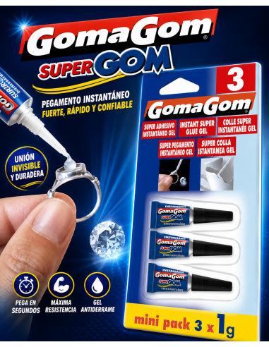 Super adhesivo instantáneo Gomagom