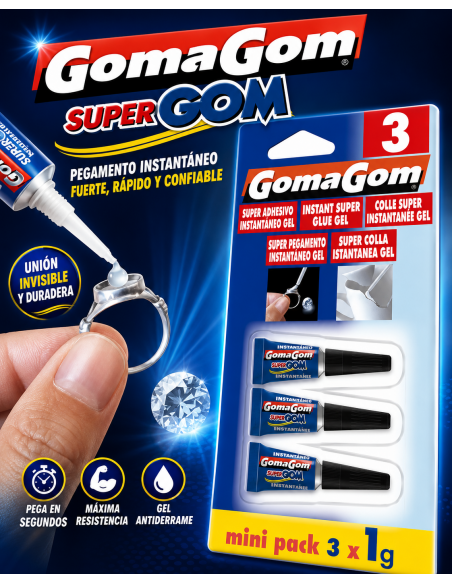 Super adhesivo instantáneo Gomagom