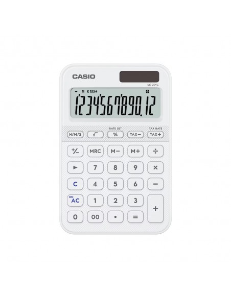 Calculadora solar/ batería MS-20YC-WE
