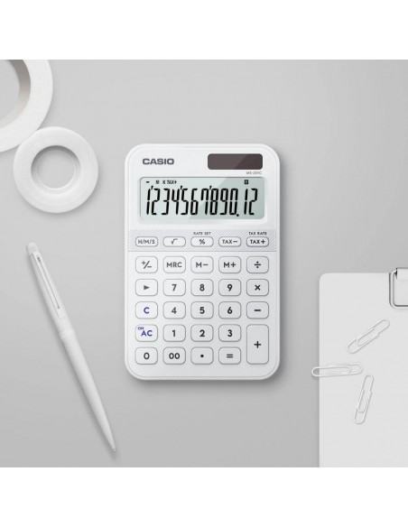 Calculadora solar/ batería MS-20YC-WE
