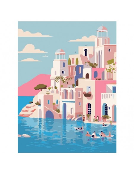 Paint by numbers de Color Experience "Grecia"
