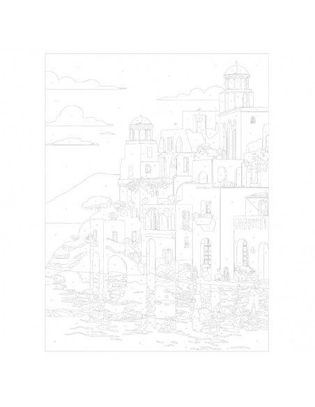 Paint by numbers de Color Experience "Grecia"