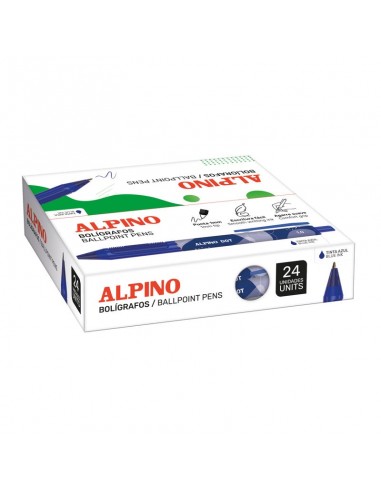 Caja 24 bolígrafos Alpino Dot...