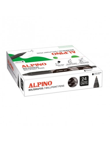Caja 24 bolígrafos Alpino Dot...