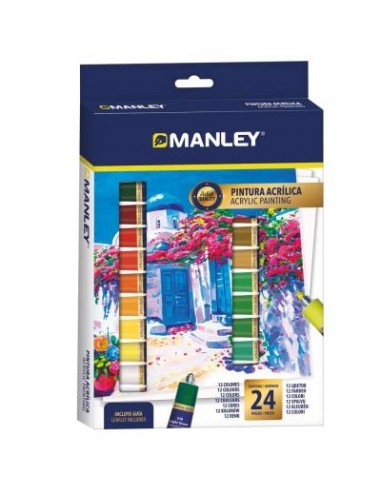 Estuche Pintura Acrilica 24 colores x...