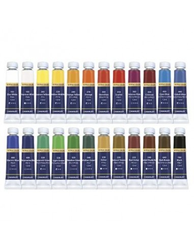 Estuche Pintura Acrilica 24 colores x...