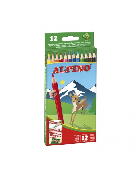 Estuche 12 lápices Alpino