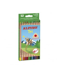 Estuche 12 lápices Alpino Tri