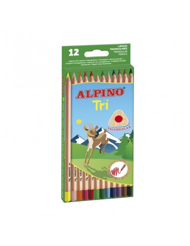Estuche 12 lápices Alpino Tri AL000128