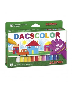 Estuche 12 Ceras Dacscolor