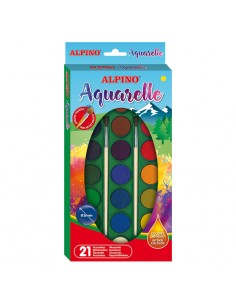 Estuche de 21 Acuarelas Alpino