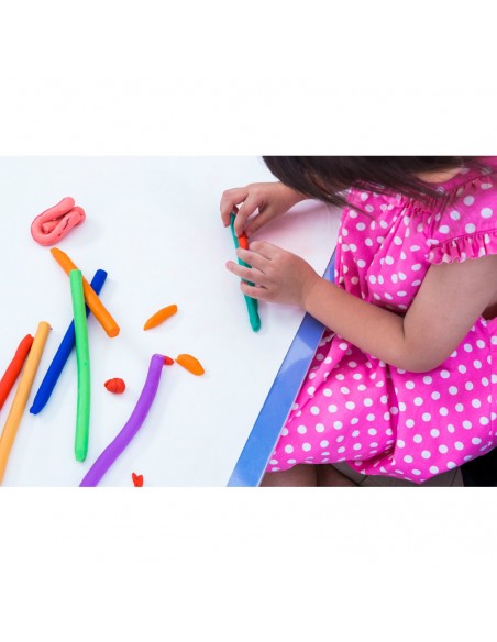 Blíster de 10+2 rollitos de plastilina Alpino