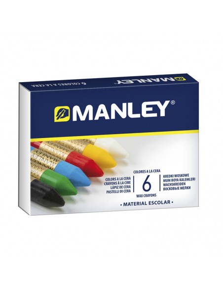 Estuche de 6 ceras Manley