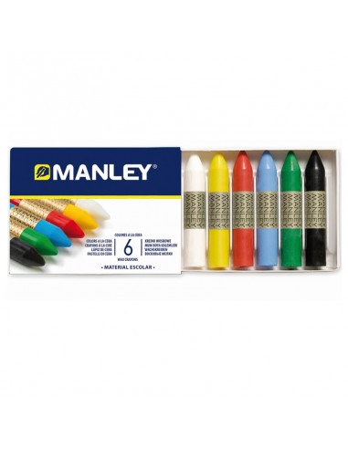 Estuche de 6 ceras Manley