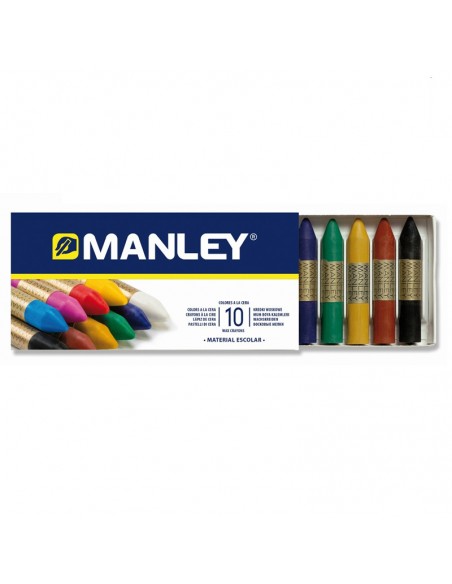 Estuche de 10 ceras Manley