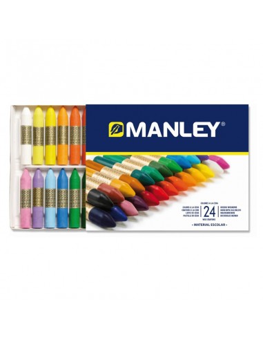Estuche de 24 ceras MANLEY