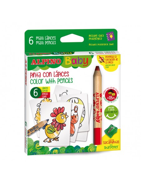 Pinta con lápices Baby
