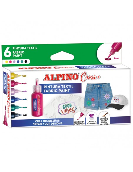 Pintura para decorar tejidos