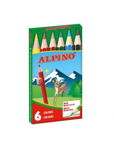 Lápices de colores cortos