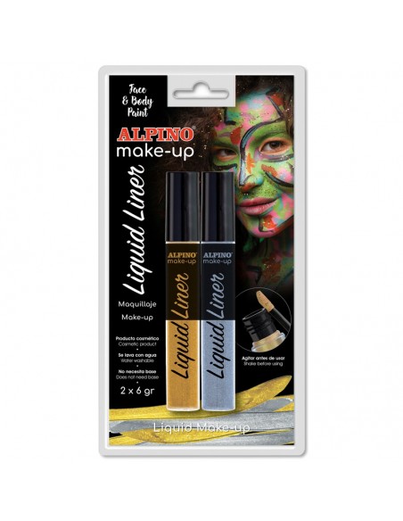Alpino Liquid Liner Blister Oro y Plata