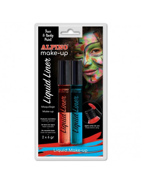 Alpino Liquid Liner Blister Azul & Rojo