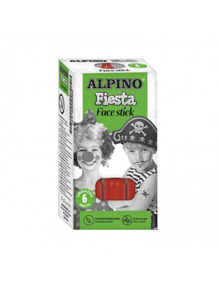 Alpino Face Stick. Caja de 6 unidades Naranja